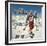 Ski fond-Bruno Pozzo-Framed Art Print