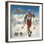 Ski fond-Bruno Pozzo-Framed Art Print