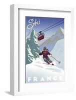 Ski France-Kem Mcnair-Framed Giclee Print