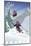 Ski France-Kem Mcnair-Mounted Giclee Print