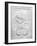 Ski Goggles Patent-Cole Borders-Framed Art Print