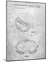 Ski Goggles Patent-Cole Borders-Mounted Art Print