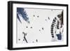 Ski Hut, 'Hexenkessel', Skiing, Ski Tour, Aerial Shot-Frank Fleischmann-Framed Photographic Print