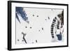 Ski Hut, 'Hexenkessel', Skiing, Ski Tour, Aerial Shot-Frank Fleischmann-Framed Photographic Print