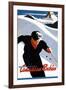 Ski In The Canadian Rockies-null-Framed Art Print