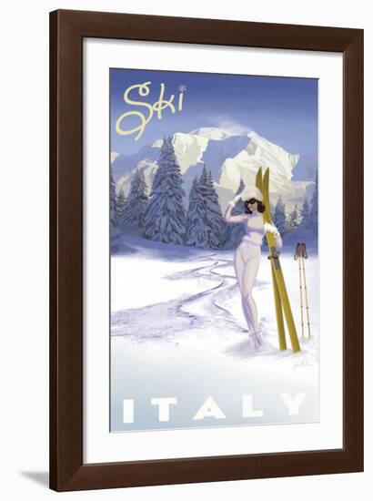 Ski Italy-Kem Mcnair-Framed Art Print