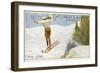 Ski Jump 1914-null-Framed Art Print