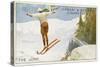 Ski Jump 1914-null-Stretched Canvas