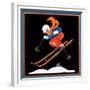 Ski Jump - Child Life-Clarence Biers-Framed Giclee Print