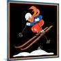 Ski Jump - Child Life-Clarence Biers-Mounted Giclee Print