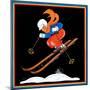 Ski Jump - Child Life-Clarence Biers-Mounted Giclee Print