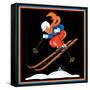 Ski Jump - Child Life-Clarence Biers-Framed Stretched Canvas