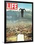 Ski Jumper at Innsbruck Olympics, February 14, 1964-Ralph Crane-Framed Photographic Print