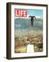 Ski Jumper at Innsbruck Olympics, February 14, 1964-Ralph Crane-Framed Photographic Print