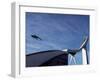 Ski Jumper, Blue Sky and Ski Jump, Oslo, Norway, Scandinavia, Europe-Purcell-Holmes-Framed Photographic Print