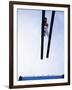 Ski Jumper in Action Flying Off the Lip of the Jump, Salt Lake City, Utah, USA-Chris Trotman-Framed Photographic Print