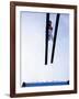 Ski Jumper in Action Flying Off the Lip of the Jump, Salt Lake City, Utah, USA-Chris Trotman-Framed Photographic Print