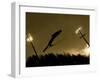 Ski Jumper in Action, Torino, Italy-Chris Trotman-Framed Photographic Print