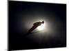 Ski Jumper in Action, Torino, Italy-Chris Trotman-Mounted Photographic Print