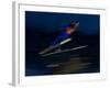 Ski Jumper in Action, Torino, Italy-Chris Trotman-Framed Photographic Print