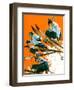 "Ski Jumpers,"February 26, 1938-Ski Weld-Framed Premium Giclee Print