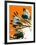 "Ski Jumpers,"February 26, 1938-Ski Weld-Framed Giclee Print