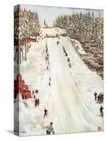 Ski Jumping in Oslo 1905-Nico Jungman-Stretched Canvas