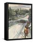 Ski Jumping, Norway 1907-null-Framed Stretched Canvas