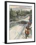 Ski Jumping, Norway 1907-null-Framed Art Print