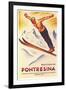 Ski Jumping Poster-null-Framed Art Print