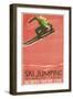 Ski Jumping Poster-null-Framed Art Print