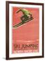 Ski Jumping Poster-null-Framed Art Print