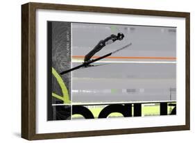 Ski Jumping-NaxArt-Framed Art Print