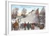 Ski Jumping-null-Framed Art Print