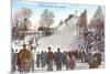 Ski Jumping-null-Mounted Premium Giclee Print