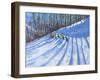 Ski Lesson,Tignes,France,-Andrew Macara-Framed Giclee Print