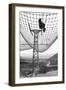 Ski Lift and Safety Net-null-Framed Photographic Print