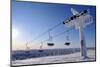 Ski Lift in Sunny but Freezing Weather-1photo-Mounted Photographic Print