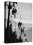Ski Lift on Mt. Hood-Nat Farbman-Stretched Canvas