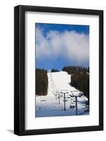 Ski Lift, Sun Peaks Resort, Sun Peaks, British Columbia, Canada-Walter Bibikow-Framed Photographic Print