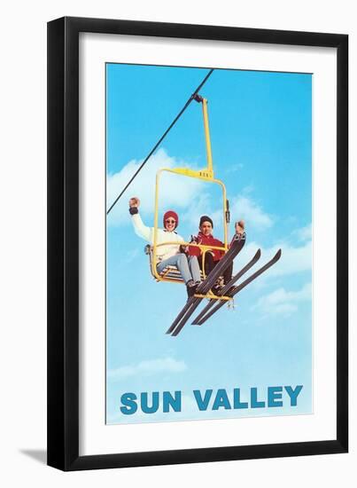 Ski Lift, Sun Valley, Idaho-null-Framed Art Print