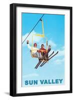 Ski Lift, Sun Valley, Idaho-null-Framed Art Print