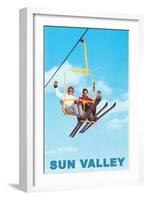 Ski Lift, Sun Valley, Idaho-null-Framed Art Print