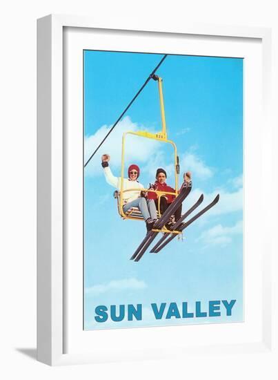 Ski Lift, Sun Valley, Idaho-null-Framed Art Print