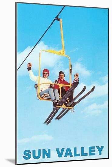 Ski Lift, Sun Valley, Idaho-null-Mounted Art Print