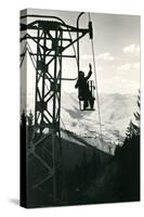 Ski Lift, Sun Valley-null-Stretched Canvas