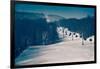 Ski Lifts and Ski Slopes-null-Framed Photo