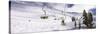 Ski Lifts in a Ski Resort, Snowbird Ski Resort, Utah, USA-null-Stretched Canvas