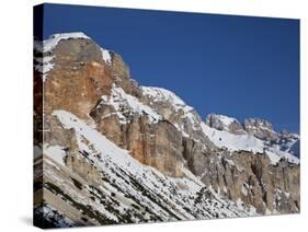 Ski Mountaineering in the Dolomites, Cortina D'Ampezzo, Belluno, Italy, Europe-Carlo Morucchio-Stretched Canvas