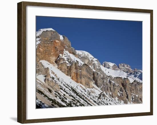 Ski Mountaineering in the Dolomites, Cortina D'Ampezzo, Belluno, Italy, Europe-Carlo Morucchio-Framed Photographic Print